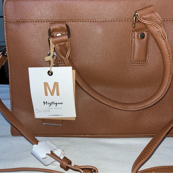 Miztique Vegan Leather Handbag Satchel P - Picture 4 of 10